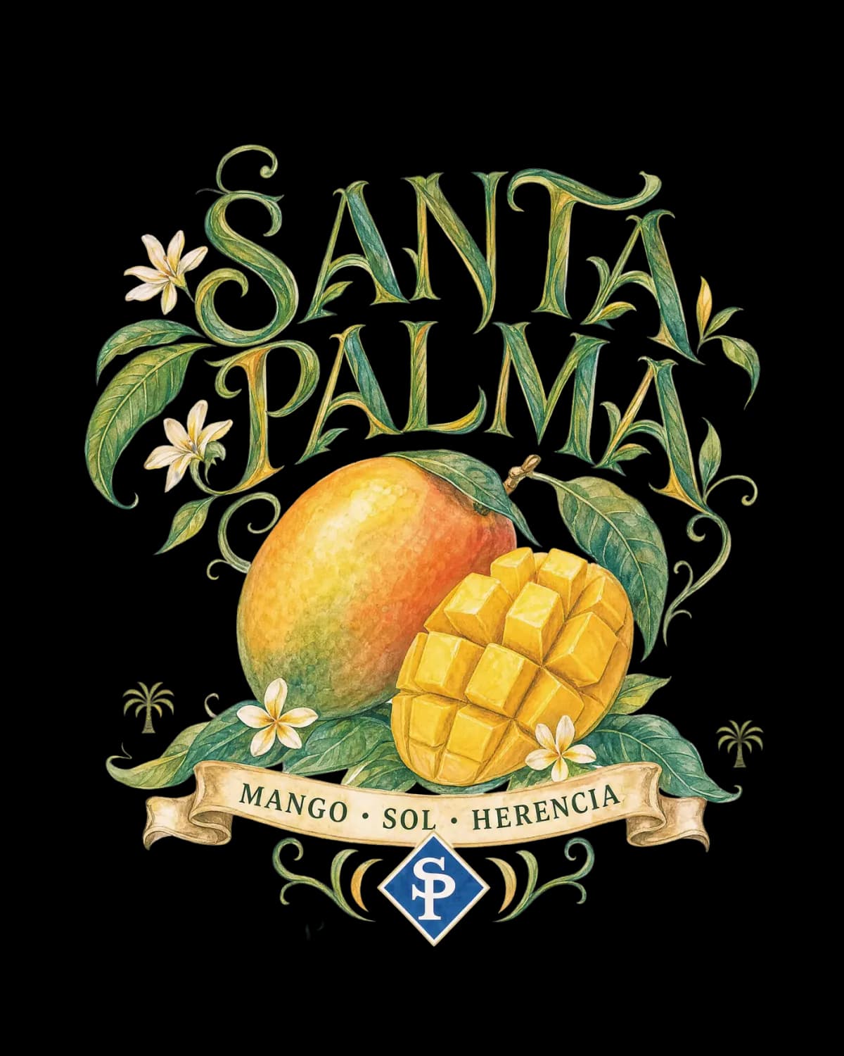 La plancha del escudo Mango