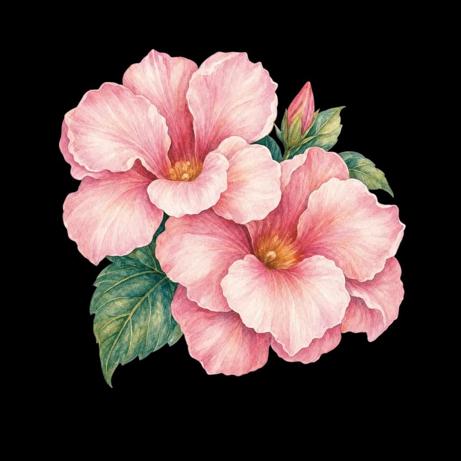 El motivo: la Rosa de Bayahíbe abierta